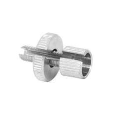 VIS CREUSE TENDEUR DE CABLE CYCLO DIAM M6 AVEC MOLETE ALU (VENDU A L'UNITE)  -DOMINO ORIGINE-