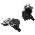 GEAR SHIFTERS SET-FOR ROAD BIKE - P2R FOR FLAT BAR- 10 SPEED PUSH-PULL COMPATIBLE SHIMANO TRIPLE (PAIR)