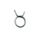 COLLIER DURITE (D13) REFROIDISSEMENT ORIGINE PIAGGIO COMMUN A LA GAMME MAXISCOOTER 125-250-300  -CM002910-