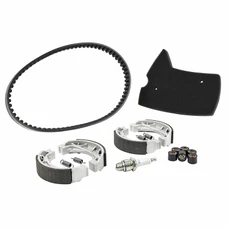 KIT ENTRETIEN SCOOT ADAPTABLE PEUGEOT 50 LUDIX ONE 2T (PACK 6 PIECES) -SELECTION P2R STANDARD