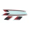 AUTOCOLLANT/STICKER/KIT DECORS SUPER SPORT ORIGINE PIAGGIO 125-300 GTS 2018> -2H004051000A1