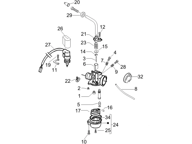 Composants de carburateur 