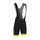 CUISSARD COURT GIST A BRETELLES FOND COOLMAX NOIR BORDS JAUNE FLUO XXXL -5116