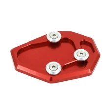 EXTENSION/AGRANDISSEUR BEQUILLE LATERALE MOTO POUR YAMAHA 700 MT-07, 600 XJ6, FZ6 ALU CNC ANODISE ROUGE  -AVOC-