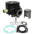 CYLINDER FOR SCOOT SUZUKI 50 KATANA L.C./APRILIA 50 SR 2002>2004 L.C.  - CAST IRON  P2R WITH GRAPHITE PISTON-