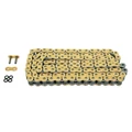 CHAINE MOTO AFAM 525 118 MAILLONS XS-RING SUPER RENFORCEE OR (A525XSR2-G 118L)