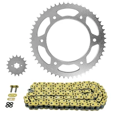KIT CHAINE ADAPTABLE HONDA 125 XR L 2003>2008 428 17x54 (DIAM COURONNE 125/153/8.25) (DEMULTIPLICATION ORIGINE) -AFAM