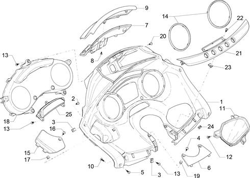 Groupe instruments - Cruscotto