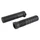 POIGNEE VTT / CITY NEWTON LOCK ON RUBBER NOIR L138mm SANS BOUCHON (PAIRE)