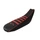 COUVRE/HOUSSE DE SELLE 50 A BOITE KRM PRO RIDE POUR DERBI 50 DRD PRO 2006>2011 NOIR/ROUGE