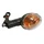 CLIGNOTANT 50 A BOITE ADAPTABLE RIEJU 50 MRX, RR, RS1, SMX 2000> TRANSPARENT/NOIR AR DROIT OU AV GAUCHE (HOMOLOGUE CE) -SELECTION P2R