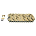 CHAINE MOTO AFAM  520  114 MAILLONS  XS-RING SUPER RENFORCEE  OR  (A520XSR-G 114L)