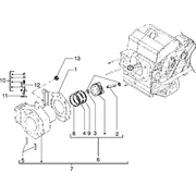 Ensemble cylindre-piston-axe de piston