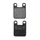 BRAKE PADS SET (2 pads) - NEWFREN FOR PEUGEOT 50 SPEEDFIGHT 2 2001> Front , LUDIX Front / DERBI 50 SENDA 1994> Front / RIEJU 50 RS1 1989> Front / MBK 50 X-POWER 2003> Rear / YAMAHA 50 TZR 2003>2012 Rear