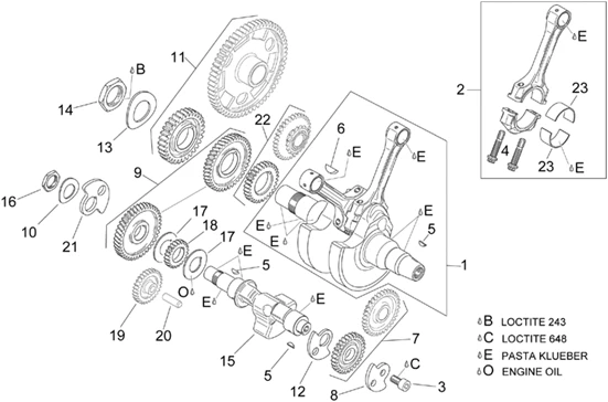 Arbre moteur I