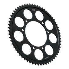COURONNE MOTO ADAPTABLE APRILIA 125 SX 2018>2023 428 62 DTS ACIER NOIR (DIAM 105/125/8.5) -JT SPROCKETS