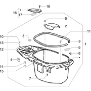 Logement casque - Dessous de selle