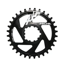 CHAINRING FOR MTB-FOR SINGLE- 32T. "DIRECT MOUNT" -ALUMINIUM- BLACK MICHE GXP XX1-X01-X1-X0-X9 11 Speed (OFFSET 6mm)