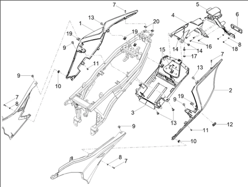 Carrosserie posterieure