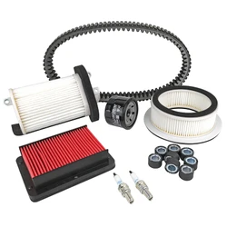 KIT ENTRETIEN MAXISCOOTER ADAPTABLE YAMAHA 530 TMAX 2012>2016 (PACK 8 PIECES) -SELECTION P2R PREMIUM