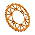 COURONNE MOTO ADAPTABLE HUSQVARNA 250 FE 2014>2024 / KTM 250 EXC-F 2014>2024, 450 EXC-F 2017>2024 / GAS GAS 250 EC F 2020>2024 520 52 DTS RACELITE ALU ORANGE (DIAM 125/150/8.5) -JT SPROCKETS