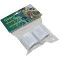 SAFETY ARMBAND- P2R - ON LEG OR ARM-WHITE REFLECTIVE  L330x35mm (PAIR)