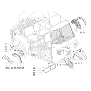 Logement roue - Garde boue