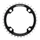 PLATEAU VAE/E-BIKE 4BRA D.104 POUR BOSCH / BROSE / YAMAHA / BAFANG / SHIMANO /SRAM STRONGLIGHT 34DTS MONO NOIR ALU 7075 10/9/8V.