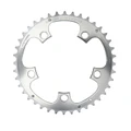CHAINRING FOR ROAD BIKE- 5 Arms- 40T.Ø 110 -OUTER- ALUMINIUM SILVER- 7075 TA ZEPHYR (SHIMANO TYPE) 9/10Speed.