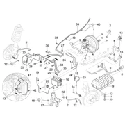 Tuyaux de frein avant - Maître-cylindre de frein