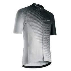 MAILLOT GIST HOMME FLOW MANCHES COURTES ZIP TOTAL BLANC XL -5349