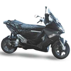 TABLIER COUVRE JAMBE TUCANO POUR GILERA 125-250-300-500 NEXUS / APRILIA 125 SR MAX  (R043-N) (TERMOSCUD) (SYSTEME ANTI-FLOTTEMENT SGAS)