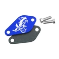 OBTURATEUR POMPE A HUILE 50 A BOITE VOCA STYLE REVERSIBLE POUR MINARELLI 50 AM6/DERBI 50 SENDA, GPR ALU CNC BLEU