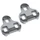 CALE PEDALE LOOK KEO GRIP GRIS 4,5-(PAIRE)