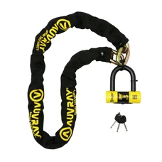 ANTIVOL A CHAINE AUVRAY XTREM 1.40M MAILLON DIAM 13.5mm AVEC U XTREM MINI 52x65mm (DIAM 16mm) (CLASSE SRA CHAINE + U)