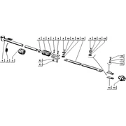 Tirants comm. changement de vit. p703v