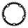 CHANRING FOR ROAD BIKE-5 arms- 38T. Ø130 "INNER" BLACK -ALUMINIUM- MICHE 9/10 Speed (SHIMANO TYPE)