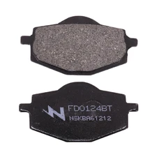 PLAQUETTE DE FREIN NEWFREN POUR YAMAHA 50 TZR 1992>2003 AR, 125 TDR 1993> AV/AR, 125 DT R 1988>2003 AV/AR / MBK 50 X-POWER 1992>2003 AR  (L 71mm - H 36mm - P 9.2mm)  (FD0124BT)  (TOURING ORGANIQUE)