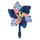 MOULIN A VENT DISNEY MICKEY BLEU FIXATION CINTRE  (VENDU A L UNITE)