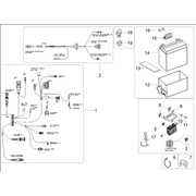 Circuit electrique arrière