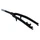 FORK- FOR TREKKING BIKE 700X35 RIGID- ALUMINIUM BLACK - COMPATIBLE V/BRAKE/DISC - THREADLESS STEERER Ø 1''1/8-28,6 EXTERNAL - Long 310mm (with a raiser for steerer (40mm) TO REPLACE A TELESCOPIC FORK)