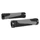 HAND GRIPS FOR MTB/URBAN- NEWTON DUAL COMPOUND- BLACK/GREY DOUBLE LOCK CHC BLACK - L130mm (PAIR)