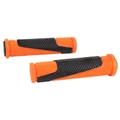 HAND GRIPS FOR MTB- NEWTON DUAL COMPOUND- ORANGE/BLACK L130mm (PAIR)