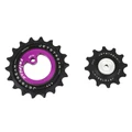 GALET DERAILLEUR AOPW TRIPEAK 12-18 DENTS CERAMIQUE 12x2V. SRAM AXS RED E1/FORCE E1 VIOLET >2024 (JEU DE 2) (GARANTIE 4 ans)