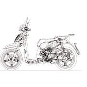 Scarabeo  Light 200 Scarabeo 200 IE Light 2009-2010