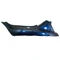 REAR COWL -LEFT- "PIAGGIO GENUINE PART" 125-250-300-400-500 MP3 2008>2013 BLUE 222/A -62444660DE
