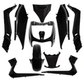 CARROSSERIE/CARENAGE MAXISCOOTER ADAPTABLE YAMAHA 125-250 XMAX 2006>2009 / MBK 125-250 SKYCRUISER 2006>2009 NOIR BRILLANT (KIT 10 PIECES)  -P2R-