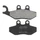 BRAKE PADS -POLINI FOR PEUGEOT 250 GEOPOLIS, 250 SATELLIS / PIAGGIO 125-250 BEVERLY, 125-250 X-EVO / SYM 125 SYMPHONY  (L 96.8mm - 77mm - H 41.2mm - thk9mm)  (174.0041)  (ORIGINAL)