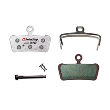 DISC BRAKE PADS- FOR MTB/EBIKE - FOR AVID XO TRAIL, ELIXIR 9 and ELIXIR 7 TRAIL, SRAM G2 ULTIMATE and RSC, Guide Ultimate, RSC, RS, R, T (SWISSSTOP ORGANIC)- Increased duration for E-Bikes
