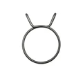 COLLIER TUYAU DE FILTRE A AIR ORIGINE PIAGGIO GILERA 50 SMT, RCR 2006>/DERBI SENDA 2000>/APRILIA 50 SX, RX 2006>  -00G03204272-